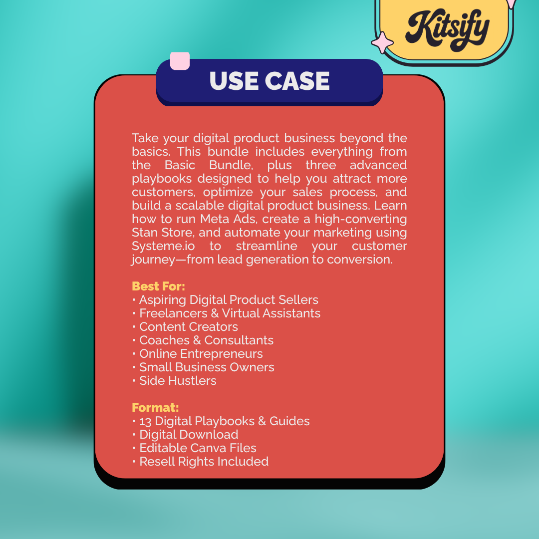 Digital Product Seller - Advanced Bundle